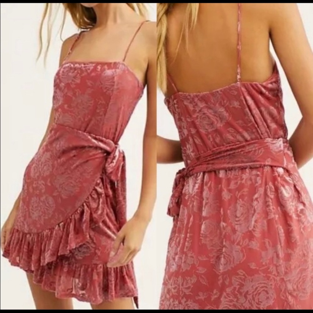 Free People Olivia Velvet Burnout Dress